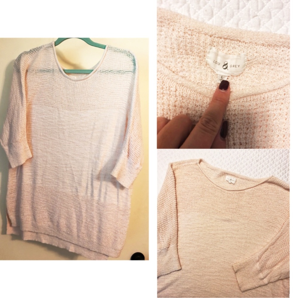 Lou & Grey Blush Lightweight Sweater